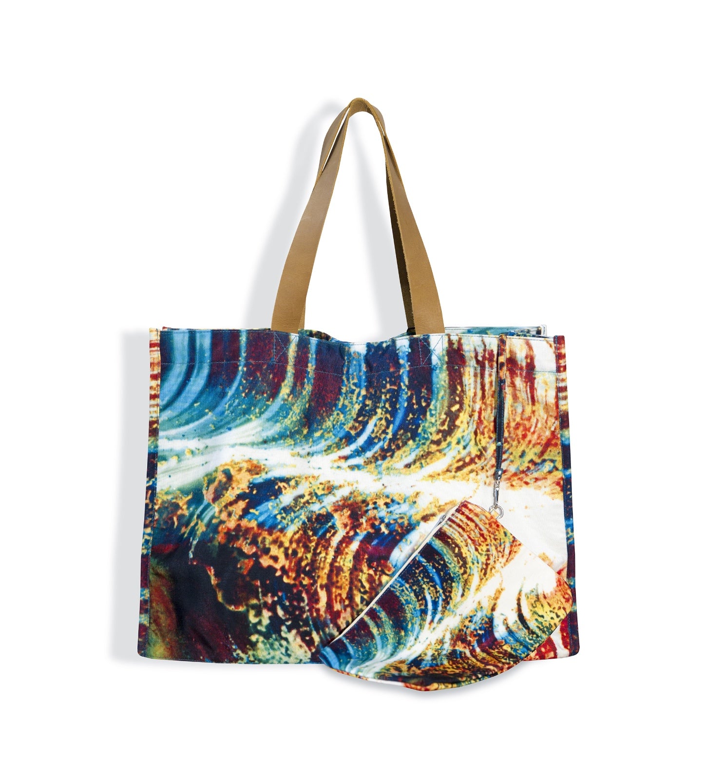 LIGHT FLOW tote and clutch